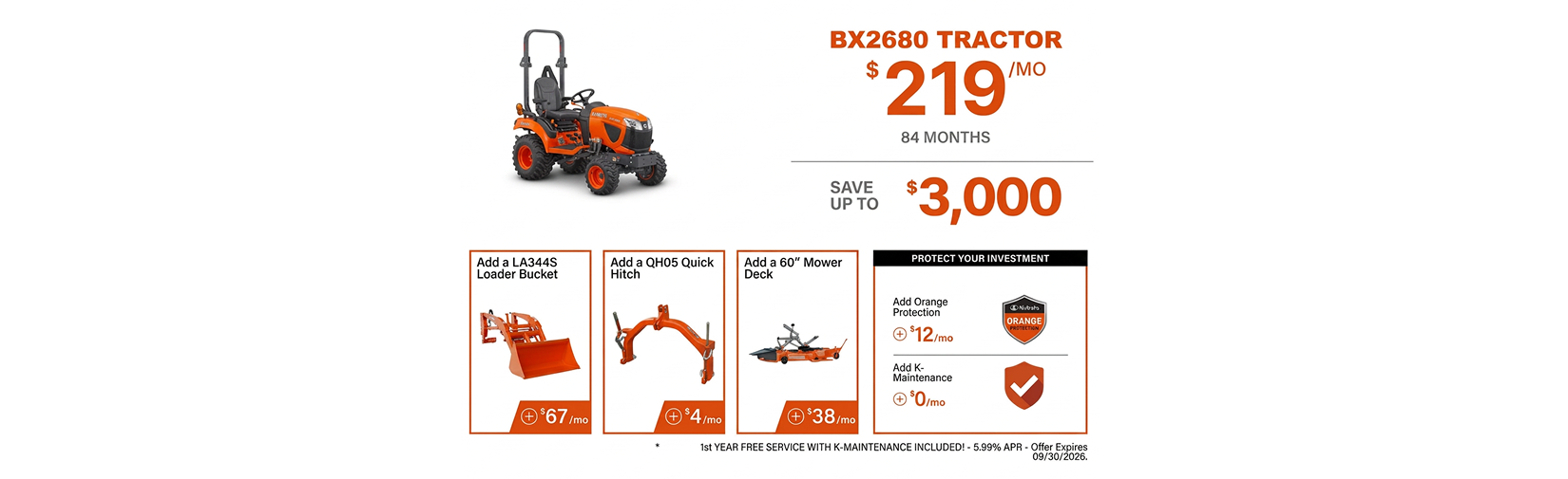 BX2680 Tractor