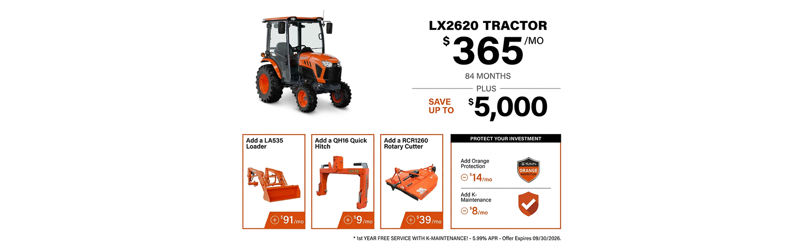 LX2620 Tractor
