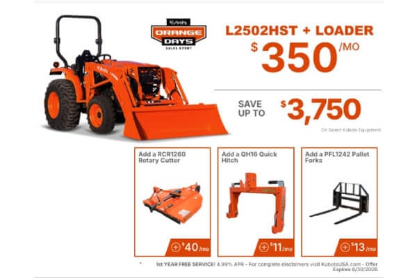 Kubota L2502HST + Loader