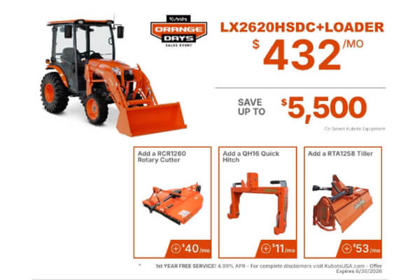 Kubota LX2620HSDC + Loader